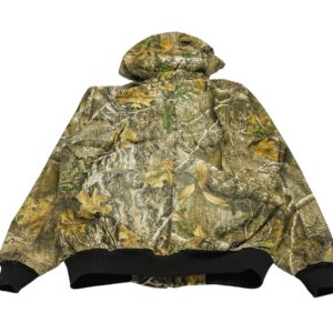 Vintage 1990s RealTree Camo Insulated Hoodie Bomber Jacket Men's Size L