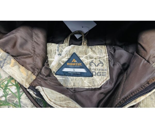 Vintage 1990s RealTree Camo Insulated Hoodie Bomber Jacket Men's Size L - Image 3