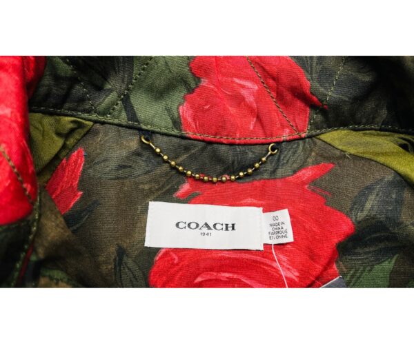 Coach 1941 Western Military Parka - Women's Size 8 - Fern Green - Image 4
