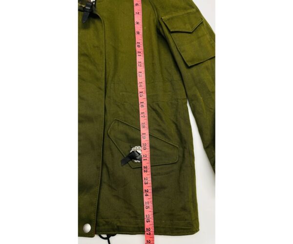 Coach 1941 Western Military Parka - Women's Size 8 - Fern Green - Image 8