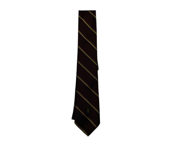 Yves Saint Laurent YSL Men's Silk Tie Designer Necktie Luxury