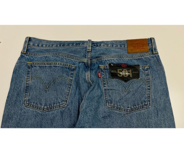Levis Premium 501 Jeans Classic Fit Denim - 34x32 - Image 4