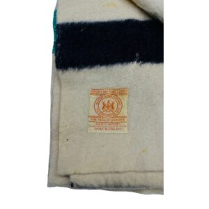 AUTHENTIC Vintage Hudson's Bay Company 100% Wool Point Blanket