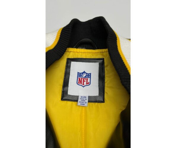 Pittsburgh Steelers Faux Leather Jacket - G-III Apparel - Size XL - Image 3