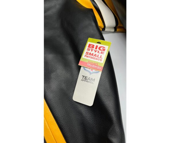 Pittsburgh Steelers Faux Leather Jacket - G-III Apparel - Size XL - Image 4