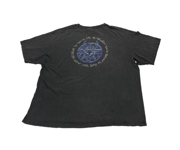 90's disturbed rock band heavy metal faded T-shirt 2XL - Image 2