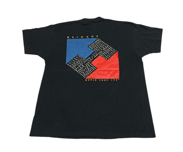 Heart Brigade World Tour 1990 Mens T-Shirt Black Size XL - Image 2