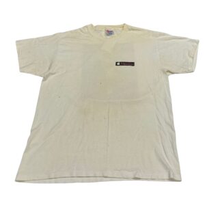 Apple Vintage Hanes Made In USA Tee Shirt 90s Newton Rare Deadstock Large