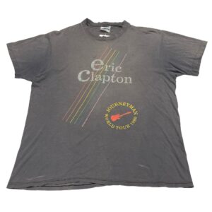 Eric Clapton Shirt Men's 90's Journeyman Concert Tour Music Tee Size L