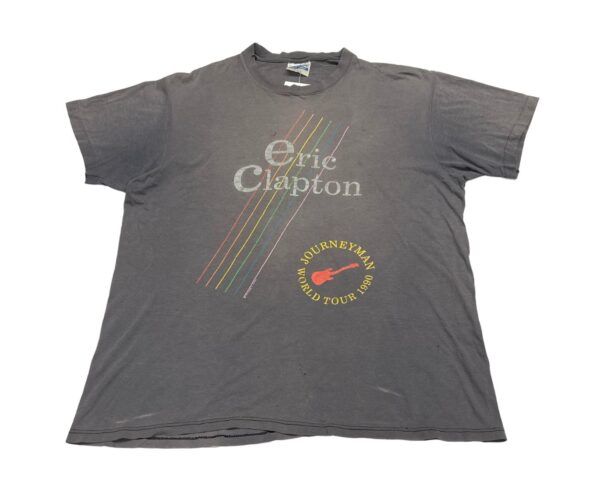 Eric Clapton Shirt Men's 90's Journeyman Concert Tour Music Tee Size L