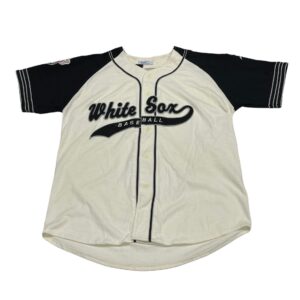 90's Chicago White Sox Baseball Shirt STARTER Scripted Jersey L