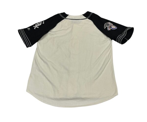 90's Chicago White Sox Baseball Shirt STARTER Scripted Jersey L - Image 2
