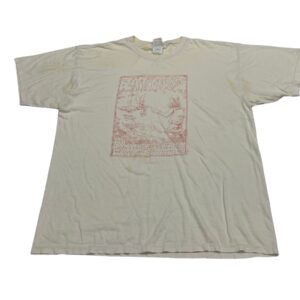 The Black Crowes Band T-shirt 2005 Tour Adult Size XL White Distressed