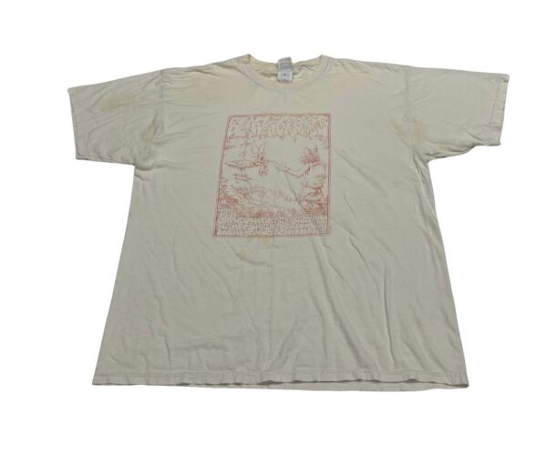 The Black Crowes Band T-shirt 2005 Tour Adult Size XL White Distressed