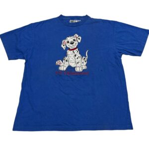 The Disney Store L 101 Dalmatians Cobal Blue Appliqué T-shirt