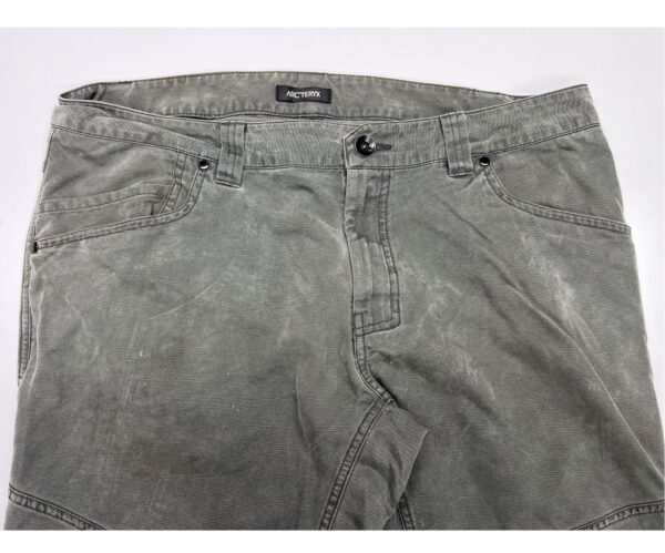 Men`s Arcteryx Cronin Relaxed Fit Grey Pants - Image 3
