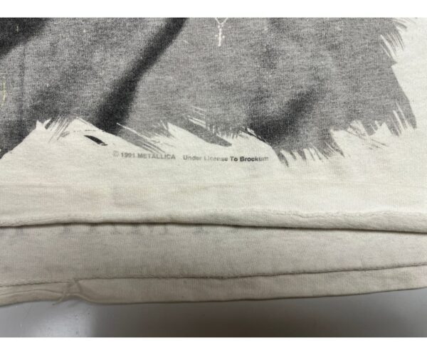 1991 Metallica WHEREVER I MAY ROAM T-Shirt XL Single Stitch BROCKUM Stage - Image 4