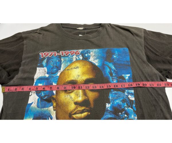 2PAC "IN MEMORY OF 2PAC" T-Shirt Size XL Bootleg Thug Life Memorial Tee - Image 4