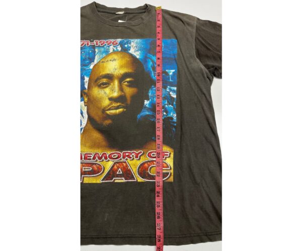 2PAC "IN MEMORY OF 2PAC" T-Shirt Size XL Bootleg Thug Life Memorial Tee - Image 5