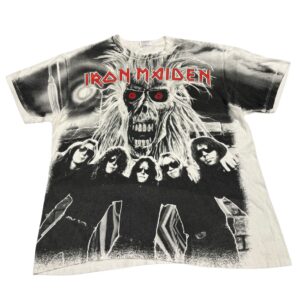 1991 Iron Maiden All Over Print AOP T-Shirt XL Band Tee Single Stitch
