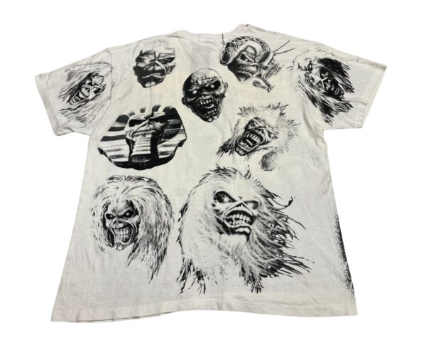 1991 Iron Maiden All Over Print AOP T-Shirt XL Band Tee Single Stitch - Image 2