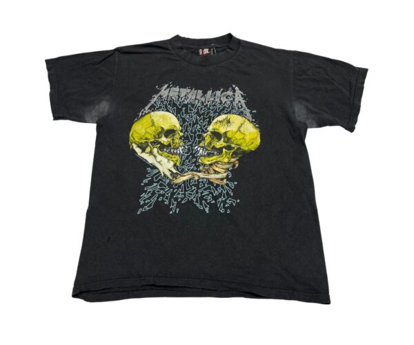 1991 Metallica "Sad but True" Distressed Tee Size Large - Black Album