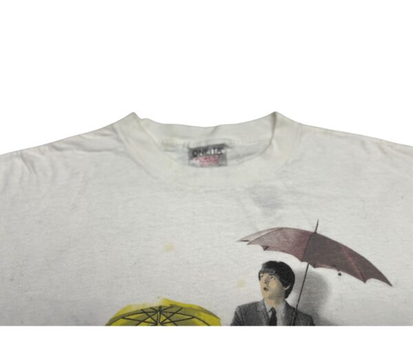 1995 The Beatles T-Shirt Mens XL - Umbrella Design - Band Tour Concert - Image 3