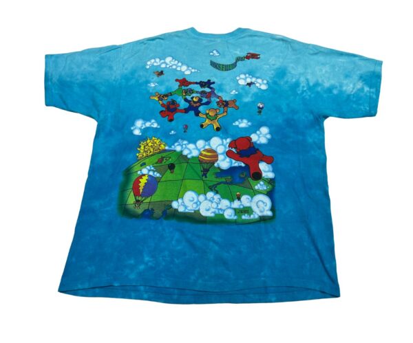 Vintage Deadstock Grateful Dead "Songs Fill The Air" T-Shirt Liquid Blue XL - Image 2