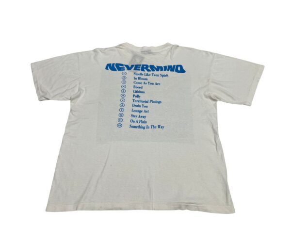 NIRVANA Nevermind XL Single Stitch 90s T-Shirt - Giant Tag - Kurt Cobain - Image 2