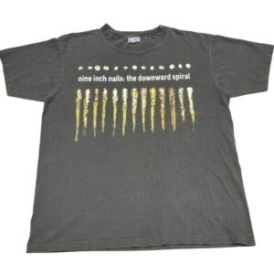 1994 Nine Inch Nails The Downward Spiral T-Shirt Size XL Industrial Rock
