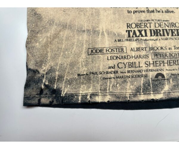 70's Taxi Driver Movie T-Shirt Size L Rare Mosquitohead Design - Image 4