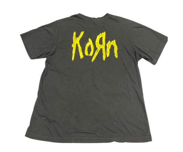 2000's Korn Nu Metal Band T-Shirt Size M Black Rare Rock Tee - Image 2
