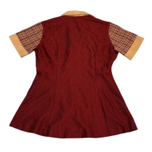 1970's Burger King Female Employee Uniform Shirt - Size 8