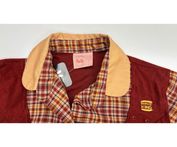 1970's Burger King Female Employee Uniform Shirt - Size 8 - Image 3