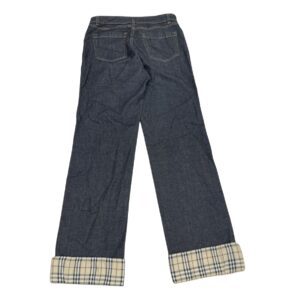 Burberry Women's Denim Jeans with Plaid - Size 8