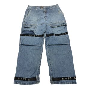 90's LE JEAN DE MARITHE FRANCOIS GIRBAUD 38 W Oversized Punk Goth Jeans