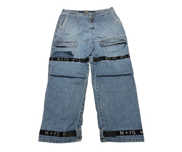 90's LE JEAN DE MARITHE FRANCOIS GIRBAUD 38 W Oversized Punk Goth Jeans