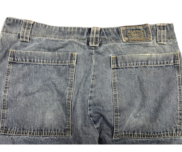90's LE JEAN DE MARITHE FRANCOIS GIRBAUD 38 W Oversized Punk Goth Jeans - Image 4