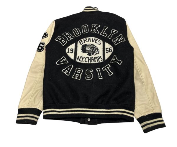 True Religion Varsity Jacket "Richie" Letterman Bomber Jacket Men's Medium - Image 2