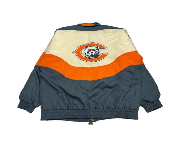 90's Chicago Bears NFL Football Apex One Zip Up Jacket Men's XL - RARE - Image 2