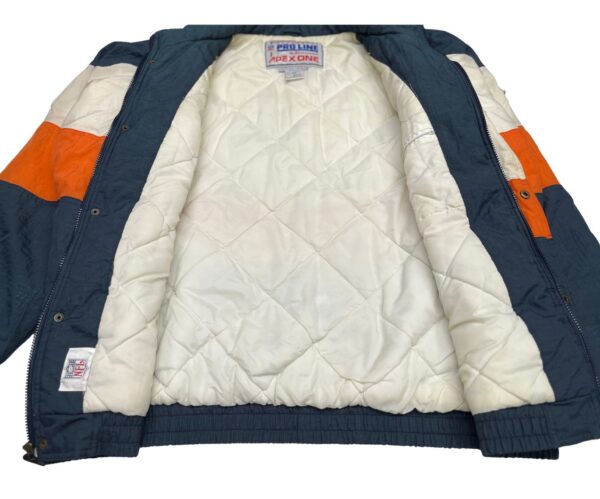 90's Chicago Bears NFL Football Apex One Zip Up Jacket Men's XL - RARE - Image 4