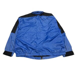 Marlboro Unlimited Vintage Full Zip Up Windbreaker Jacket Blue Mens Size Large