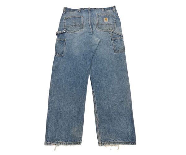 Carhartt USA Carpenter Baggy Cargo Opium Work Pants Size 40x34 - Image 2