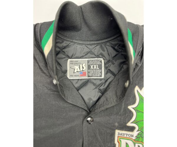 Rare Vintage Dayton Dragons MiLB AIS Button/Snap Up Quilt Lined Jacket Mens XXL - Image 3
