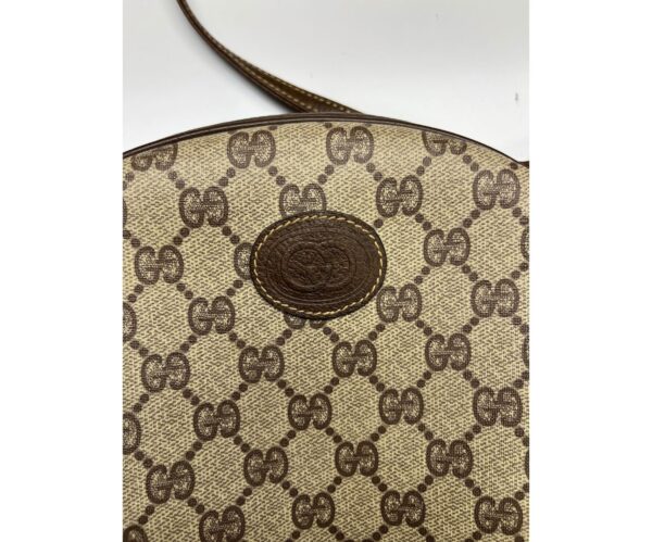 Authenticated Rare Vintage Gucci GG Monogram Canvas Bag Luxury Designer Handbag - Image 3