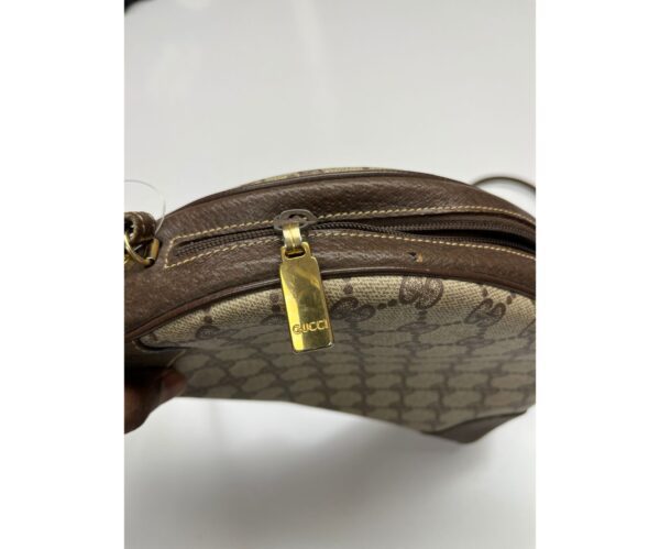 Authenticated Rare Vintage Gucci GG Monogram Canvas Bag Luxury Designer Handbag - Image 5