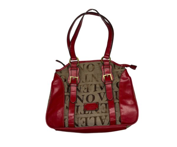 Authentic Valentino Red Leather Shoulder Bag - Luxury Designer Handbag