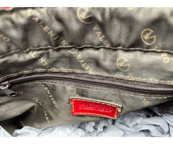 Authentic Valentino Red Leather Shoulder Bag - Luxury Designer Handbag - Image 4