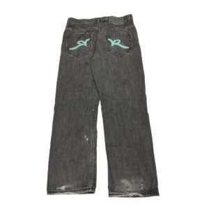 Baggy Jeans Rocawear Denim Wide Loose Y2K Streetwear JNCO Vintage Hip Hop 36