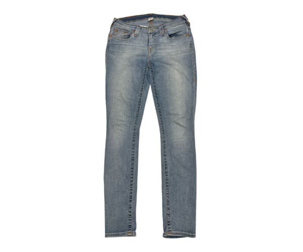 True Religion Jeans Size W29 Blue Vintage Y2K 90s Denim - Image 2